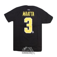 Olli Maatta Pittsburgh Penguins Youth Black Reebok Name & Number T-Shirt