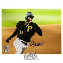 Oneil Cruz Autographed Pittsburgh Pirates 8x10 - BAS (Running)
