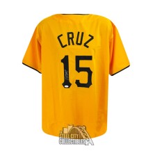 Oneil Cruz Autographed Pittsburgh Custom Yellow Baseball Jersey - JSA