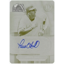 Paul O'Neill 2024 Topps Tribute Autograph Printing Plate Card #TA-PO 1/1