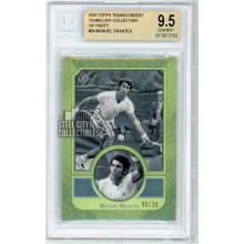 Manuel Orantes 2020 Topps Transcendent Tennis VIP Green Card #24 /20 BGS 9.5