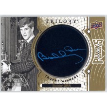 Bobby Orr 2017-18 Upper Deck Trilogy Trophy Winners Puck Signature Auto Card