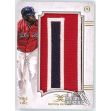 David Ortiz 2017 Topps Definitive Veteran Nameplate Relic Card #DVNC-DO 1/1