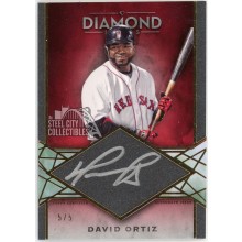 David Ortiz 2022 Topps Diamond Icons Silver Ink Red Autograph Card #SI-DOR 5/5