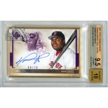 David Ortiz 2020 Topps Transcendent Variation Purple Autograph Card #TCAV-DO 6/10 BGS 9.5