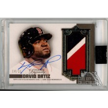 David Ortiz 2019 Topps Dynasty Dynastic Data Patch Autograph Card #DAP-DO4 04/10