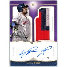 David Ortiz 2021 Topps Definitive Purple Patch Autograph Card #DARC-DO 4/5