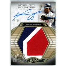 David Ortiz 2022 Topps Tier One Prodigious Patch Autograph Card #PPA-DO 07/10