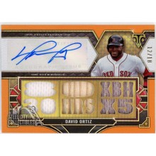 David Ortiz 2022 Topps Triple Threads Orange Relic Autograph Card #TTAR-DO2 12/18