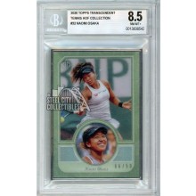 Naomi Osaka 2020 Topps Transcendent Tennis HOF Card #32 /50 BGS 8.5