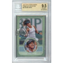 Naomi Osaka 2020 Topps Transcendent Tennis HOF Card #32 /50 BGS 9.5