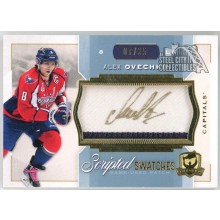 Alex Ovechkin 2014-15 Upper Deck The Cup Scripted Swatches Autograph Card 07/35