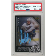Alexander Ovechkin 2005-06 Upper Deck Rookie Showdown Autograph RC Card #RS-SCAO PSA/DNA 10 (Light Blue)