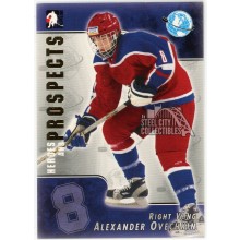 Alex Ovechkin 2004-05 In The Game Heroes & Prospects Rookie Card #119