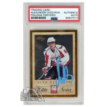 Alexander Ovechkin 2011-12 Panini Elite Elite Series Autograph Card #3 PSA/DNA (Light Blue)