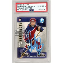 Alexander Ovechkin 2004-05 ITG H&P Autograph RC Card #118 PSA/DNA 10 Light Blue