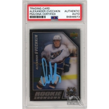 Alexander Ovechkin 2005-06 Upper Deck Rookie Showdown Autograph Card #RS-SCAO PSA/DNA (Light Blue)
