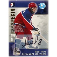 Alex Ovechkin 2004-05 In The Game Heroes & Prospects Rookie Autograph Card #A-AO2