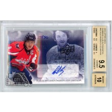 Alex Ovechkin 2010 Upper Deck Diamond Club Autograph Card #AO 27/36 BGS 9.5