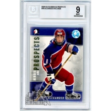 Alex Ovechkin 2004-05 In The Game Heroes & Prospects Rookie Card #118 BGS 9 Mint
