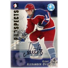 Alex Ovechkin 2004-05 In The Game Heroes & Prospects Rookie Autograph Card #A-AO4