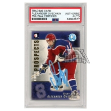 Alexander Ovechkin 2004-05 ITG Heroes & Prospects Autograph RC Card #119 PSA/DNA (Light Blue)