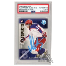 Alexander Ovechkin 2004-05 ITG Heroes & Prospects Autograph RC Card #202 PSA/DNA (Light Blue)