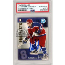 Alexander Ovechkin 2004-05 In The Game H&P Autograph Rookie Card #119 PSA/DNA
