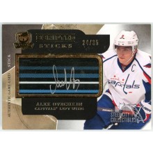 Alex Ovechkin 2011-12 Upper Deck The Cup Scripted Sticks Autograph Card #S-AO 24/35