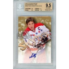 Alex Ovechkin 2012-13 Fleer Retro Autographics 1999 Autograph Card #99-AO BGS 9.5