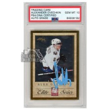Alexander Ovechkin 2011-12 Panini Elite Elite Series Autograph Card #1 PSA/DNA 10 (Light Blue)