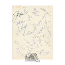 PGA Golfers HOFers & Stars Autographed Multi Signed Stationary - JSA LOA