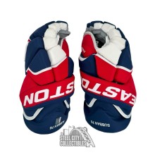 PK Subban Game Issued Montreal Easton Hockey Gloves - Canadiens LOA