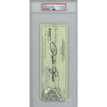 Pete Rose / Bart Giamatti Dual Autographed 1988 NL Clubs Check- PSA/DNA