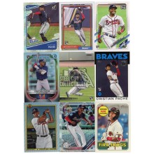 Cristian Pache 590-Card Lot with Rookies, Inserts, and Parallels