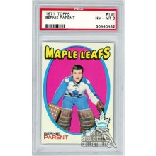 Bernie Parent 1971 Topps Card #131 PSA 8 NM-MT