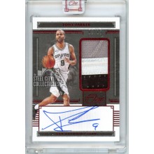 Tony Parker 2020-21 Panini One and One Patch Autograph Card #JA-TPK 3/15
