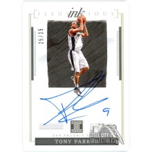 Tony Parker 2021-22 Panini Impeccable Illustrious Ink Auto Card #IL-TPK 25/25