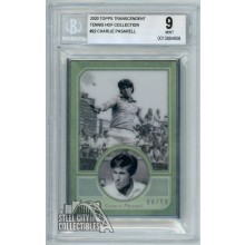 Charlie Pasarell 2020 Topps Transcendent Tennis HOF Card #22 /50 BGS 9 Mint