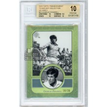 Charlie Pasarell 2020 Topps Transcendent Tennis VIP Green Card #22 /20 BGS 10