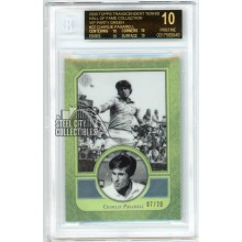 Charlie Pasarell 2020 Topps Transcendent Tennis VIP Green Card #22 /20 BGS 10 Black Label