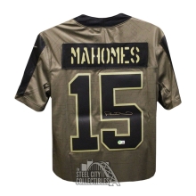 Patrick Mahomes Autographed Kansas City 2021 STS Replica Jersey - BAS