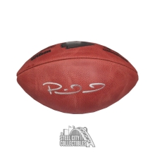 Patrick Mahomes Autographed Wilson The Duke Team Logo Football - BAS