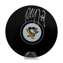 Paul Coffey Autographed Pittsburgh Penguins Logo Hockey Puck - JSA
