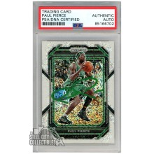 Paul Pierce 2022-23 Panini Prizm White Speckle Autograph Card #272 PSA/DNA (Green)