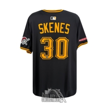 Paul Skenes Autographed Pittsburgh Pirates Nike Authentic Collection Black Baseball Jersey - MLB