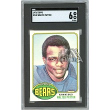 Walter Payton 1976 Topps Football Rookie Card #148 SGC 6