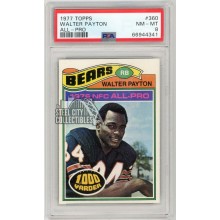 Walter Payton 1977 Topps Football All-Pro Card #360 PSA 8 (341)