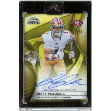 Ricky Pearsall 2025 Topps Chrome Black Gold Autograph Card #AU-RP 25/50