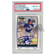 Joc Pederson 2012 Bowman 1st Bowman Autograph Card #BP104 PSA/DNA 10